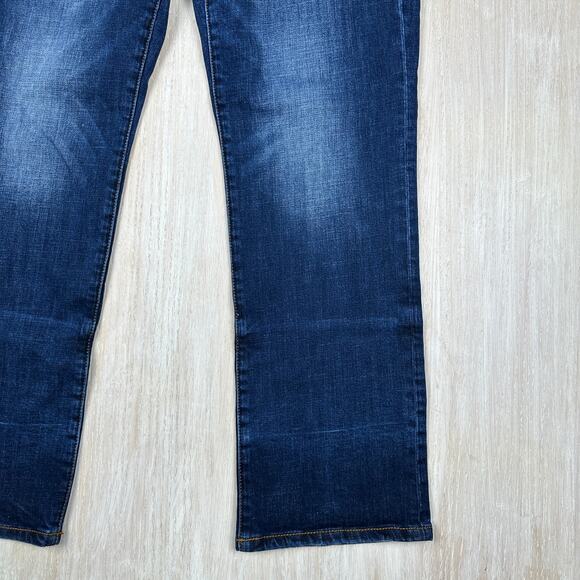 Cabi True Boyfriend Dark Wash Denim Straight Leg Mid Rise Jeans 4 Style 5494 - Picture 5 of 16